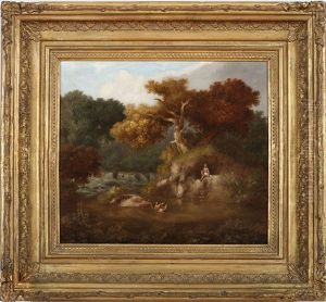 Bathers In A Wooded Landscape Bathers In A Wooded Landscape