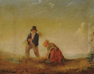 Tying Corn by Edmund Bristow
