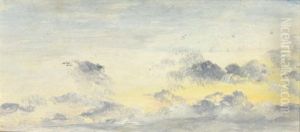 Pale Evening Clouds by William White Warren
