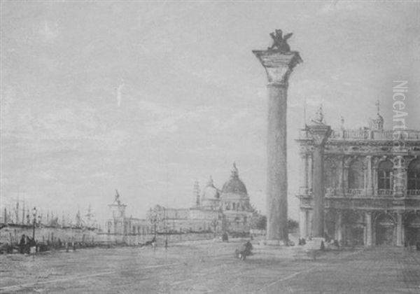 The Plazzetta With The Chruch Of S. Maria Della Salute - view 1