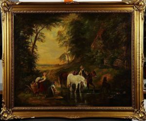 Tvatterskor Och Vattnande Hastar by Edmund Bristow