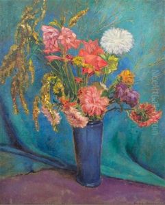 Floral Still Life by Alexander Warshawsky