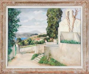 On The Terrace by Alexander Warshawsky
