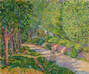Figures On Garden Path