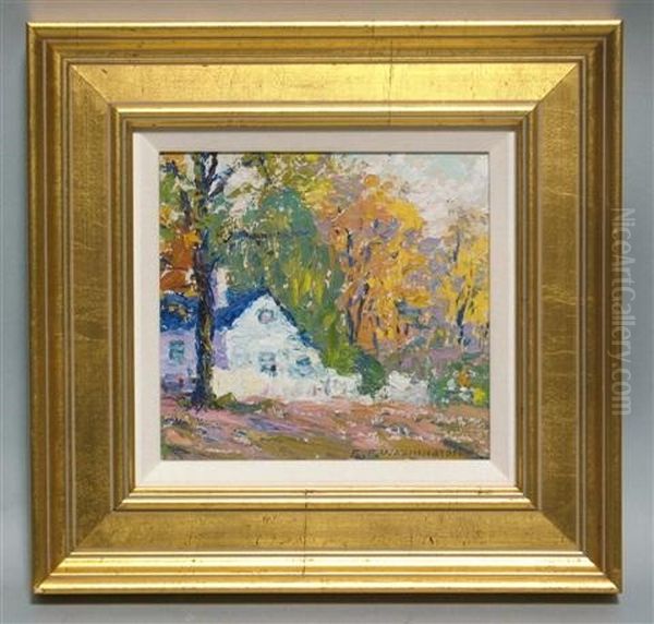 Farm House In Autumn - view 1