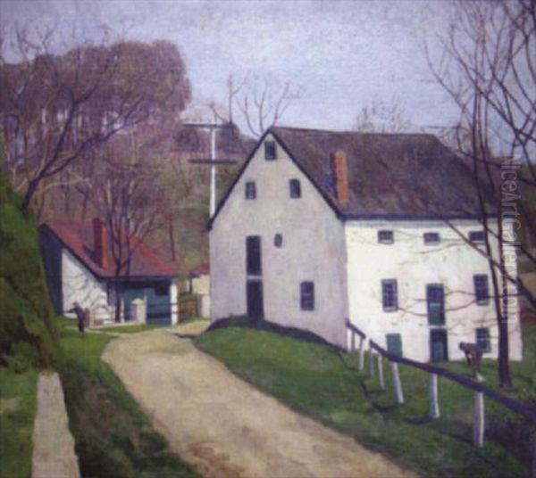 Roadside Mill Buildings (the Mill At Bryn Athyn, Pa?) - view 1
