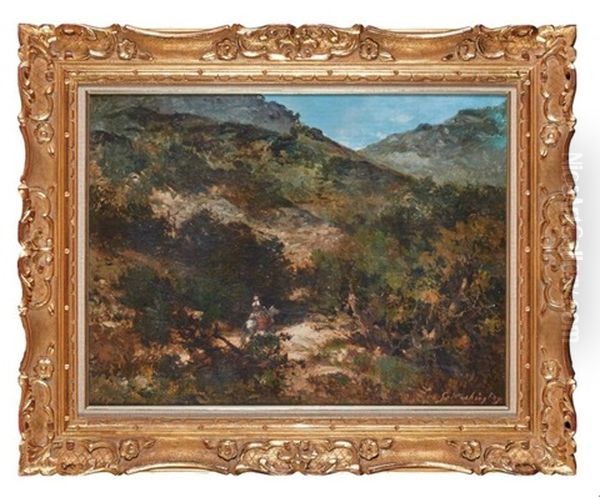 Cavalier Sur Un Sentier - view 1