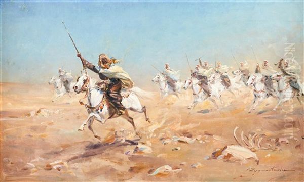Attacking Cavalry - view 1