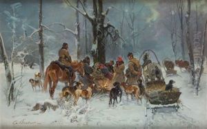 Hunting by Czeslaw Wasilewski