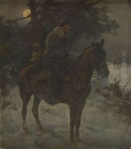 Uhlan On Horseback
