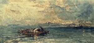 A Fishing Boat, Venice by Frank Wasley