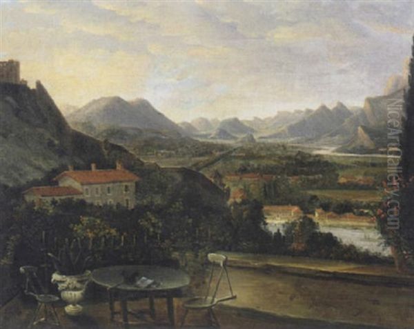 Ausblick Von Einer Terasse - view 1