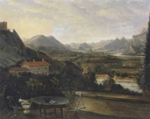 Ausblick Von Einer Terasse