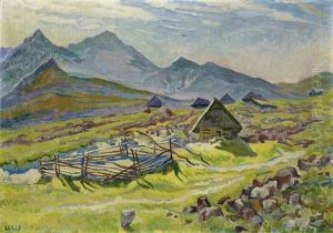 Sennhutten Im Hochgebirge