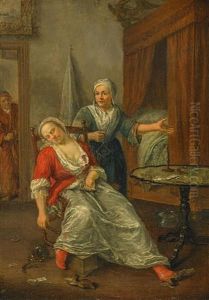 Die Betrunkene Dienerin by Jan Abel Wassenbergh I