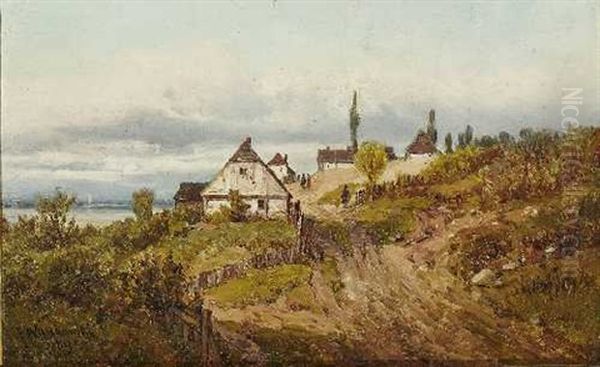 Dunenlandschaft Mit Bauernhausern - view 1