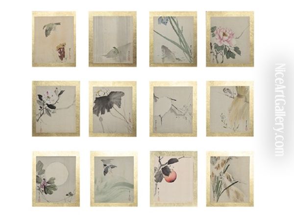 Flowers And Birds In The Twelve Months 12 Images - view 1