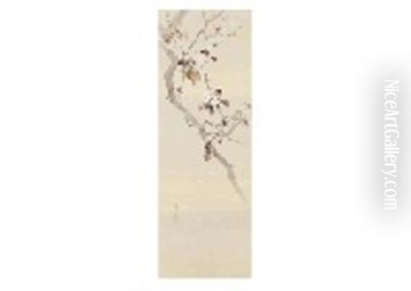Birds On The Cherry Blossoms - view 1