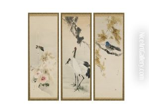 Peony And Sphinx (+ 2 Others; 3 Works) (triptych)