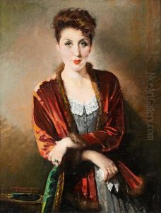 Portrait De Jacqueline by Charles Joseph Watelet