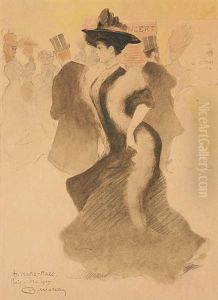 Au Music-hall Paris Mai by Charles Joseph Watelet
