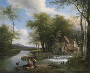 Eine Flusslandschaft