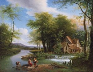 Laundresses By A River