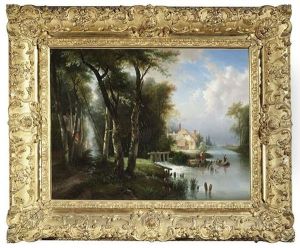 Le Canal De Guigne by Louis Etienne Watelet