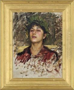 Study Of The Head Of A Young Man, Possibly For Narcissus by John William Waterhouse