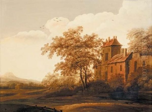 Maisons Pres D'un Chemin Dans La Campagne - view 1