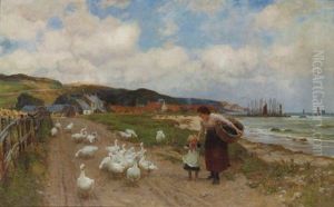 Friends Or Foes by Sir Ernest Albert Waterlow