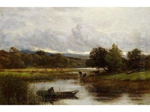 Water Landscape by Sir Ernest Albert Waterlow