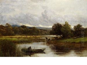 Water Landscape by Sir Ernest Albert Waterlow