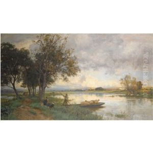 Autumn Floods by Sir Ernest Albert Waterlow