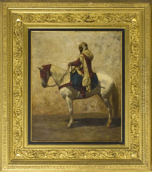 An Arab On Horseback - view 1