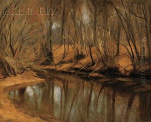 Brook Side, New England by Marcus Waterman