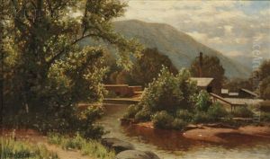 Landscape With Lumber Mill Landscape With Lumber Mill