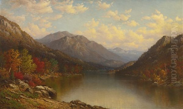 Adirondack Lake In Autumn - view 1