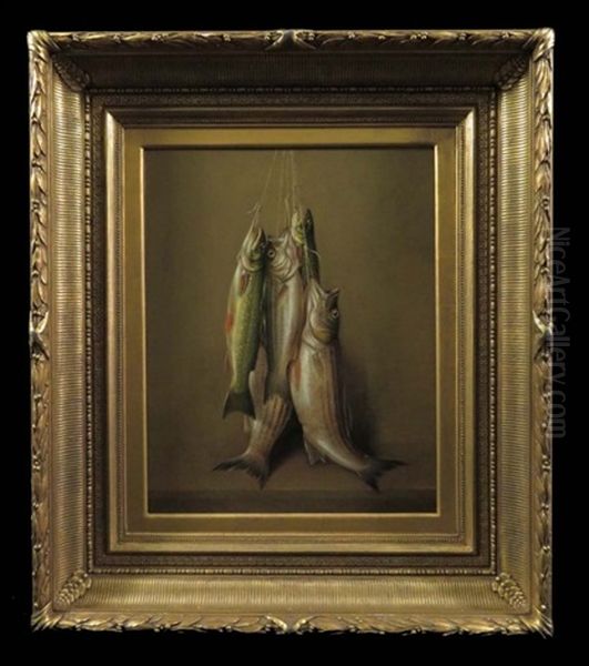 Trompe L'oeil Still Life Fish - view 1
