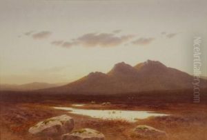 The Hills Of Perthshire by Charles Edward Snr Brittan