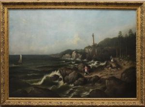 Lighthouse Along The Shore