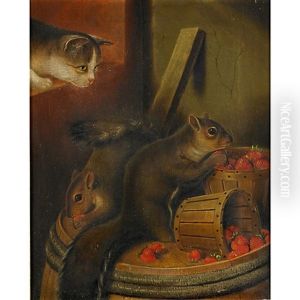 A Cat Watching Squirrels by Susan C. Waters