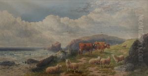 Near Ilfracombe, Devon by Charles Edward Snr Brittan