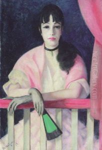Spaniein In Der Loge by Otto Von Waetjen