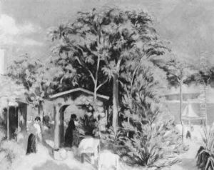 Spanische Kustenlandschaft by Otto Von Waetjen
