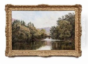 The Old Weir Bridge, Killarney by Bartholomew Colles Watkins