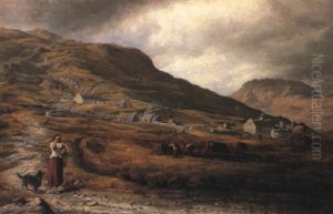 A Mountain Village, Kylemore, Co. Galway