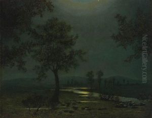 Evening Landscape by Harry Willson Watrous