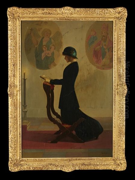 Woman At Prayer - view 1