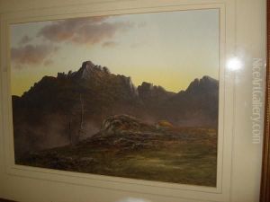 Moorland Scene by Charles Edward Snr Brittan